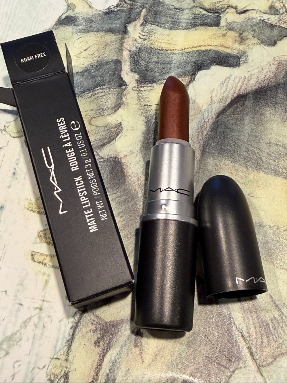 MAC COSMETICS BNIB ROAM FREE MATTE Lipstick RARE Discontinued Limited!